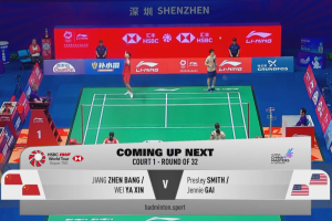 2025年 李宁中国大师赛 R32 混双 蒋振邦&魏雅欣[中国] vs [美国]普雷斯利·史密斯&珍妮·盖
