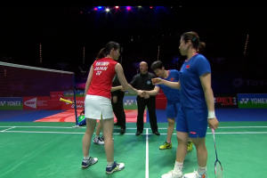 2019年 全英公开赛 F 女双 陈清晨&贾一凡[中国] vs [日本]松本麻佑&永原和可那