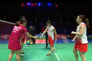 2019年 全英公开赛 F 混双 黄雅琼&郑思维[中国] vs [日本]五十岚有纱&渡边雄太