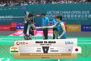 2025年 中国公开赛 QF 女单 乌纳提·胡达[印度] vs [日本]山口茜