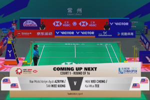 2025年 中国公开赛 R16 男双 万纬聪&郑凯文[马来西亚] vs [马来西亚]阿兹林&陈蔚强