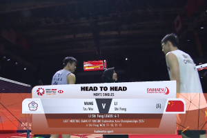 2025年 印尼公开赛 QF 男单 王子维[中国台北] vs [中国]李诗沣