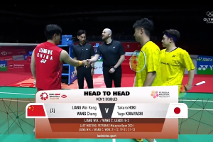 2025年 马来西亚大师赛 QF 男双 梁伟铿&王昶[中国] vs [日本]保木卓朗&小林优吾