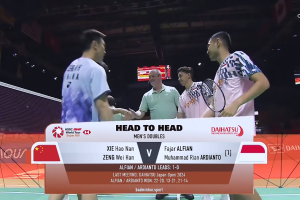 2025年 印尼大师赛 QF 男双 谢浩南&曾维瀚[中国] vs [印尼]法贾尔·阿尔菲安&穆罕默德·里安·阿迪安托