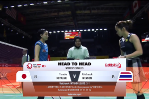 2025年 印尼大师赛 QF 女单 宫崎友花[日本] vs [泰国]拉差诺·因达农