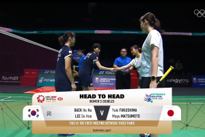 2025年 马来西亚公开赛 QF 女双 白荷娜&李绍希[韩国] vs [日本]福岛由纪&松本麻佑