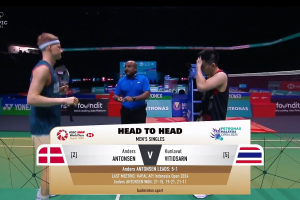 2025年 马来西亚公开赛 QF 男单 安东森[丹麦] vs [泰国]昆拉武特