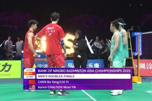 2025年 亚洲锦标赛 F 男双 陈柏阳&刘毅[中国] vs [马来西亚]谢定峰&苏伟译