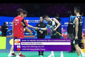 2025年 亚洲锦标赛 R32 男双 李芳至&李芳任[中国台北] vs [中国]梁伟铿&王昶