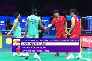 2025年 亚洲锦标赛 R16 男双 朱奈迪·阿里夫&叶睿庆[马来西亚] vs [中国]梁伟铿&王昶