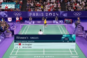 2024年 巴黎奥运会 F 女单 何冰娇[中国] vs [韩国]安洗莹