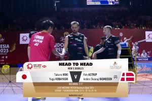 2025年 印尼公开赛 QF 男双 保木卓朗&小林优吾[日本] vs [丹麦]金·阿斯特鲁普&安德斯·斯考劳普·拉斯姆森