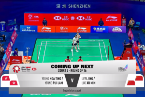 2025年 李宁中国大师赛 R16 女双 杨雅婷&杨霈霖[中国香港] vs [中国]李怡婧&罗徐敏