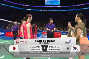 2025年 李宁中国大师赛 R16 女双 五十岚有纱&志田千阳[日本] vs [韩国]金慧贞&孔熙容