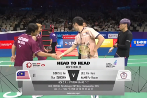 2025年 李宁中国大师赛 R16 男双 吴世飞&努尔·伊祖丁·鲁姆萨尼[马来西亚] vs [中国台北]李哲辉&杨博轩
