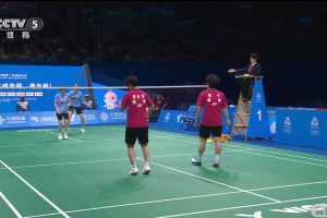 2025年 第十五届全运会 F 女双 黄东萍&谭宁 vs 郑雨&张殊贤