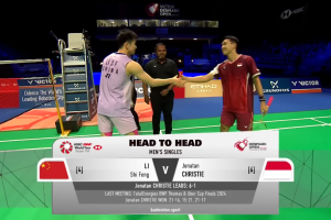 2025年 丹麦公开赛 QF 男单 李诗沣[中国] vs [印尼]乔纳坦·克里斯蒂