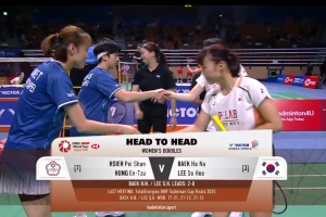 2025年 丹麦公开赛 QF 女双 谢沛珊&洪恩慈[中国台北] vs [韩国]白荷娜&李绍希