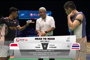 2025年 法国公开赛 QF 男单 阿尔维·法汉[印尼] vs [泰国]昆拉武特