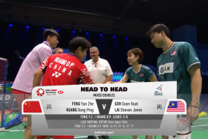 2025年 法国公开赛 QF 混双 冯彦哲&黄东萍[中国] vs [马来西亚]吴埙阀&赖洁敏