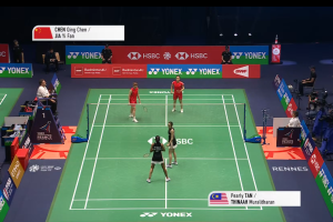 2025年 法国公开赛 QF 女双 陈清晨&贾一凡[中国] vs [马来西亚]陈康乐&蒂娜·穆拉利塔兰