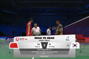 2025年 法国公开赛 QF 女单 高昉洁[中国] vs [韩国]安洗莹