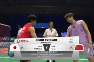 2025年 法国公开赛 QF 女单 山口茜[日本] vs [中国]王祉怡