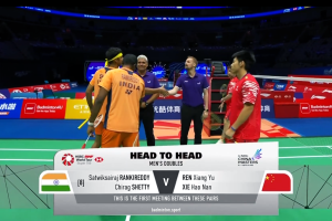 2025年 李宁中国大师赛 QF 男双 萨特维克·赛拉杰·兰基雷迪&奇拉格·谢提[印度] vs [中国]任翔宇&谢浩南
