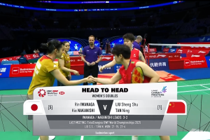 2025年 李宁中国大师赛 QF 混双 岩永铃&中西贵映[日本] vs [中国]刘圣书&谭宁