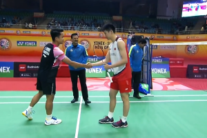 2023年 印度公开赛 QF 男单 金廷[印尼] vs [中国]李诗沣
