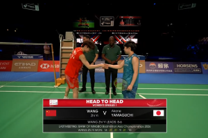 2026年 尤伯杯 SF 女单 王祉怡[中国] vs [日本]山口茜