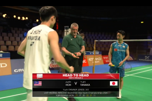 2026年 汤姆斯杯 G 男单 贺首维[马来西亚] vs [日本]渡边航贵