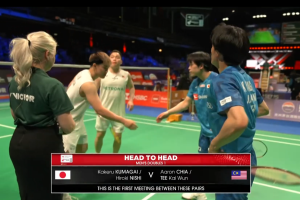 2026年 汤姆斯杯 G 男双 熊谷翔&西大辉[日本] vs [马来西亚]谢定峰&郑凯文