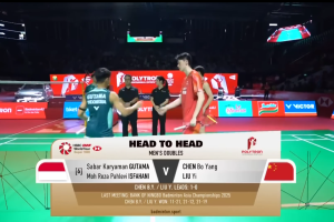 2026年 印尼公开赛 QF 男双 萨巴·卡亚曼·咖塔曼&穆罕默德·雷扎·帕赫莱维·伊斯法哈尼[印尼] vs [中国]陈柏阳&刘毅