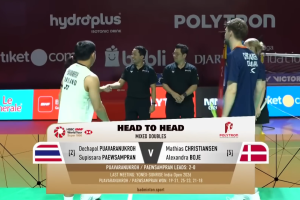 2026年 印尼公开赛 QF 混双 德差波&沙西丽[泰国] vs [丹麦]马蒂亚斯·克里斯蒂安森&亚历山德拉·博尔