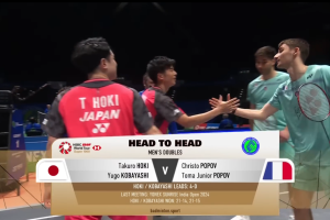 2026年 全英公开赛 R16 男双 保木卓朗&小林优吾[日本] vs [法国]克里斯托·波波夫&托马·朱尼尔·波波夫
