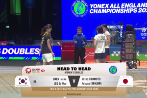 2026年 全英公开赛 R32 女双 白荷娜&李绍希[韩国] vs [日本]平本梨梨菜&石川心菜