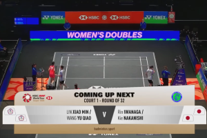 2026年 全英公开赛 R32 女双 林晓敏&王钰乔[中国台北] vs [日本]岩永铃&中西贵映