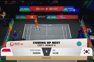 2026年 全英公开赛 R16 女单 普特里·库苏马·瓦尔达尼[印尼] vs [韩国]金佳恩