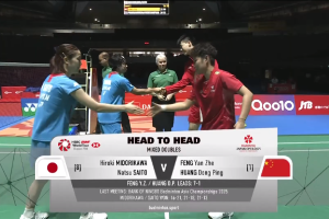 2025年 日本公开赛 QF 混双 绿川大辉&斋藤夏[日本] vs [中国]冯彦哲&黄东萍