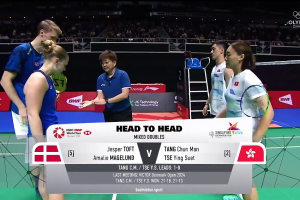 2025年 新加坡公开赛 QF 混双 杰斯帕·托夫特&艾米丽·麦格兰德[丹麦] vs [香港]邓俊文&谢影雪