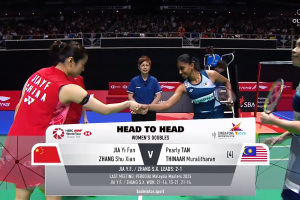 2025年 新加坡公开赛 QF 女双 贾一凡&张殊贤[中国] vs [马来西亚]陈康乐&蒂娜·穆拉利塔兰