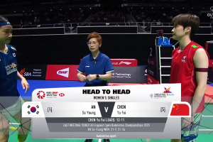 2025年 新加坡公开赛 QF 女单 安洗莹[韩国] vs [中国]陈雨菲