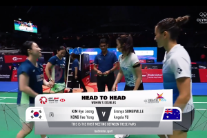 2025年 新加坡公开赛 QF 女双 金慧贞&孔熙容[韩国] vs [澳大利亚]康荣雅&于亚杰