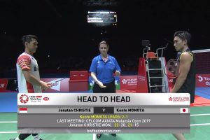 2019年 日本公开赛 F 男单 乔纳坦·克里斯蒂[印尼] vs [日本]桃田贤斗