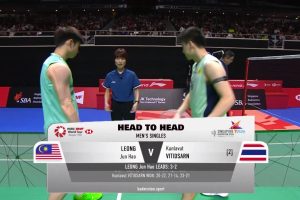 2025年 新加坡公开赛 QF 男单 梁峻豪[马来西亚] vs [泰国]昆拉武特·威提讪