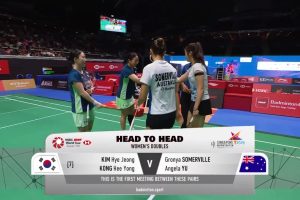 2025年 新加坡公开赛 QF 女双 金慧贞&孔熙容[韩国] vs [澳大利亚]康荣雅&于亚杰