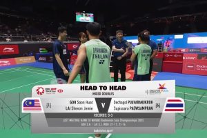 2025年 新加坡公开赛 QF 混双 吴埙阀&赖洁敏[马来西亚] vs [泰国]德差波·普瓦拉努克罗&苏皮萨拉·帕维斯坦帕