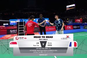 2025年 新加坡公开赛 QF 男单 骆健佑[新加坡] vs [法国]克里斯托·波波夫