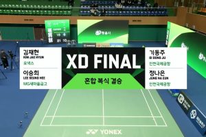 2026年 韩国全国联合会锦标赛 F 混双 金宰贤&李胜熙[Yonex MG新农村信用合作社] vs [仁川国际机场 Skymons]奇东柱&郑娜恩